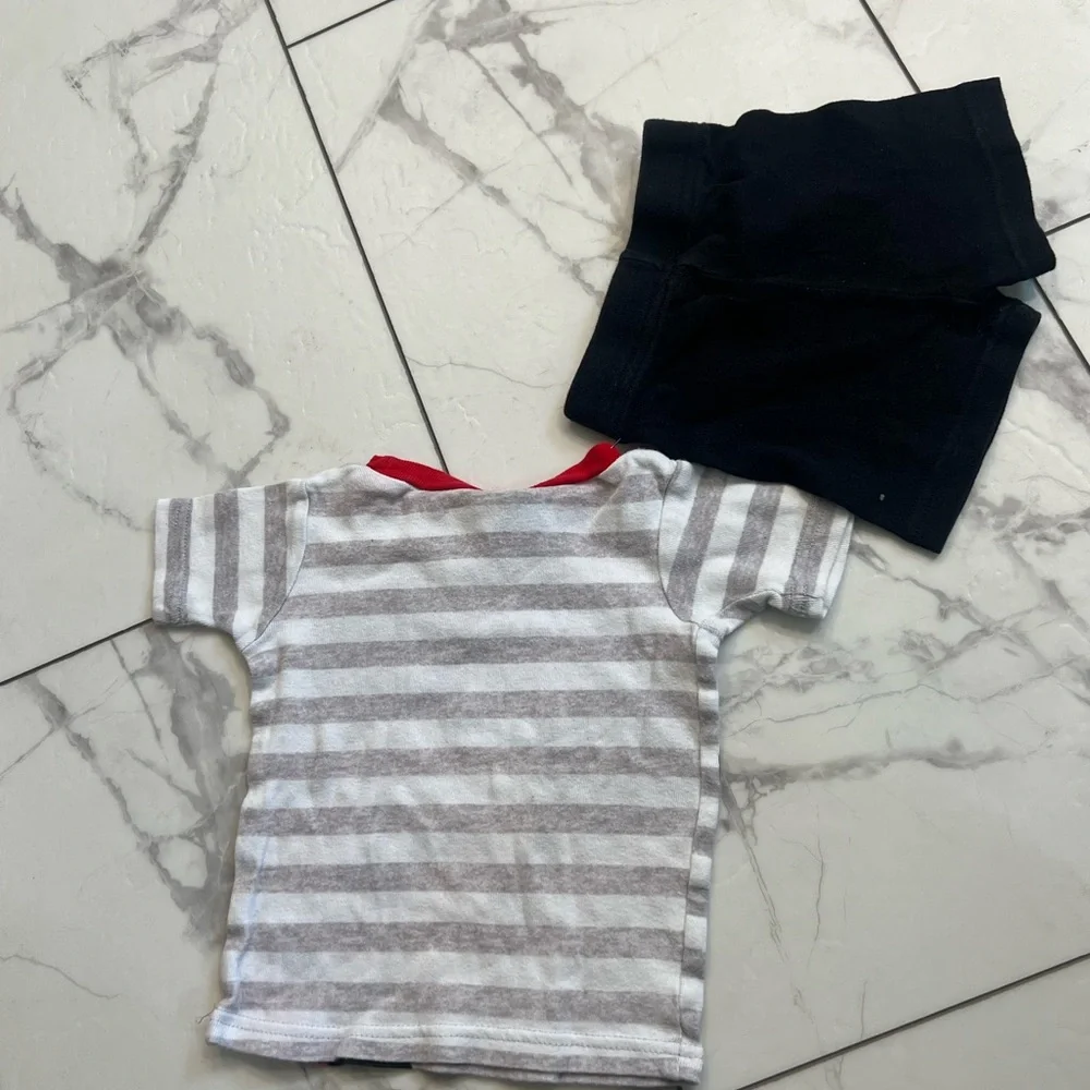 Disney Red and Black Baby Outfit I woke up like this